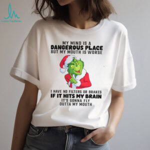 Funny Grinch Christmas T Shirt My Mouth Is Worse