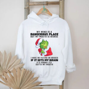Funny Grinch Christmas T Shirt My Mouth Is Worse