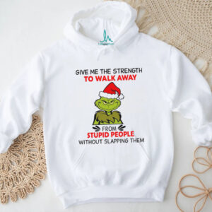 Funny Grinch Walk Away From Stupid People Shirt