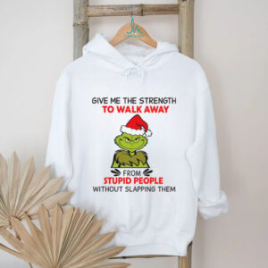 Funny Grinch Walk Away From Stupid People Shirt