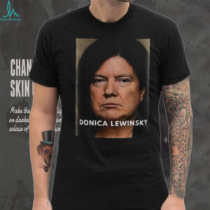 Funny Meme Donica Lewinsky Vintage Portrait Photo Anti Trump shirt