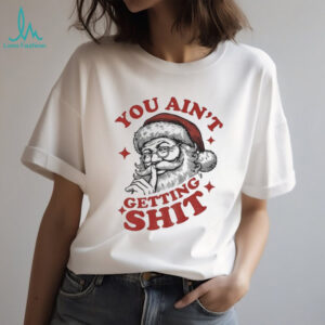 Funny Retro Santa I Saw That Xmas shirt