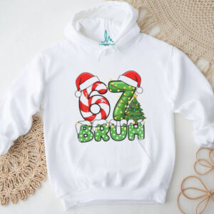Funny Santa Bruh Christmas Meme Six Seven 67 shirt