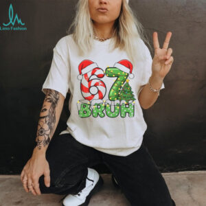 Funny Santa Bruh Christmas Meme Six Seven 67 shirt