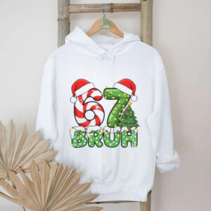 Funny Santa Bruh Christmas Meme Six Seven 67 shirt
