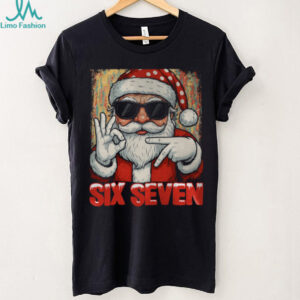 Funny Six Seven Meme Christmas Cool Santa Saying 6 7 T Shirt
