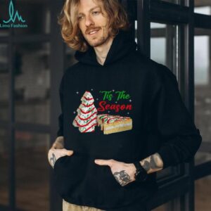 Funny Tis The Season Design Christmas Tree Cakes Debbie T Shirt
