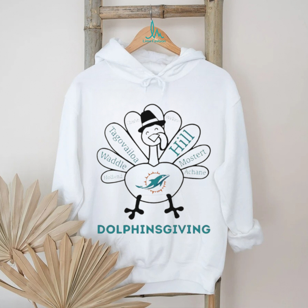 Funny Turkey Dolphinsgiving Thanksgiving with Miami Dolphins Heroes NFL Hill Tagovailoa shirt Funny Turkey Dolphinsgiving Thanksgiving with Miami Dolphins Heroes NFL Hill Tagovailoa shirt