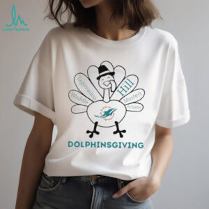 Funny Turkey Dolphinsgiving Thanksgiving with Miami Dolphins Heroes NFL Hill Tagovailoa shirt