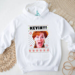 Funny Ugly Christmas Jumper Kate McCallister Kevin Scream shirt
