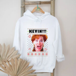 Funny Ugly Christmas Jumper Kate McCallister Kevin Scream shirt