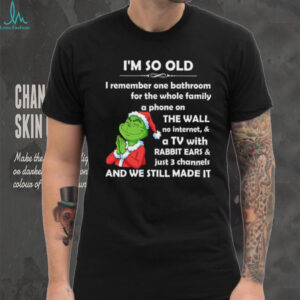 Funny Vintage Grinch One Bathroom, Rabbit Ears Shirt