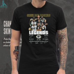 Green Bay Packers Legends Players Of All Time Signatures Shirt