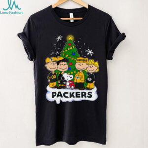 Green Bay Packers Snoopy and Friends Christmas Shirts