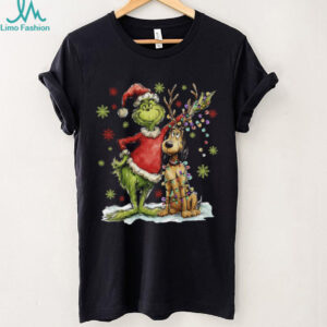Green Guy Grinch And Dog T Shirt