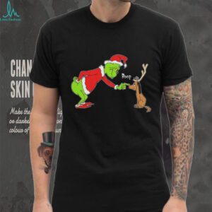 Green Guy Grinch And Dog Teacher T Shirt
