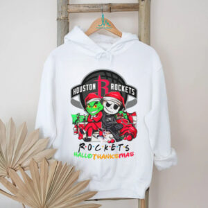 Grinch And Jack Houston Rockets Friends HalloThanksMas T Shirt