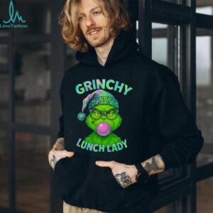 Grinch Bubblegum Lunch Lady Merry Christmas Shirt