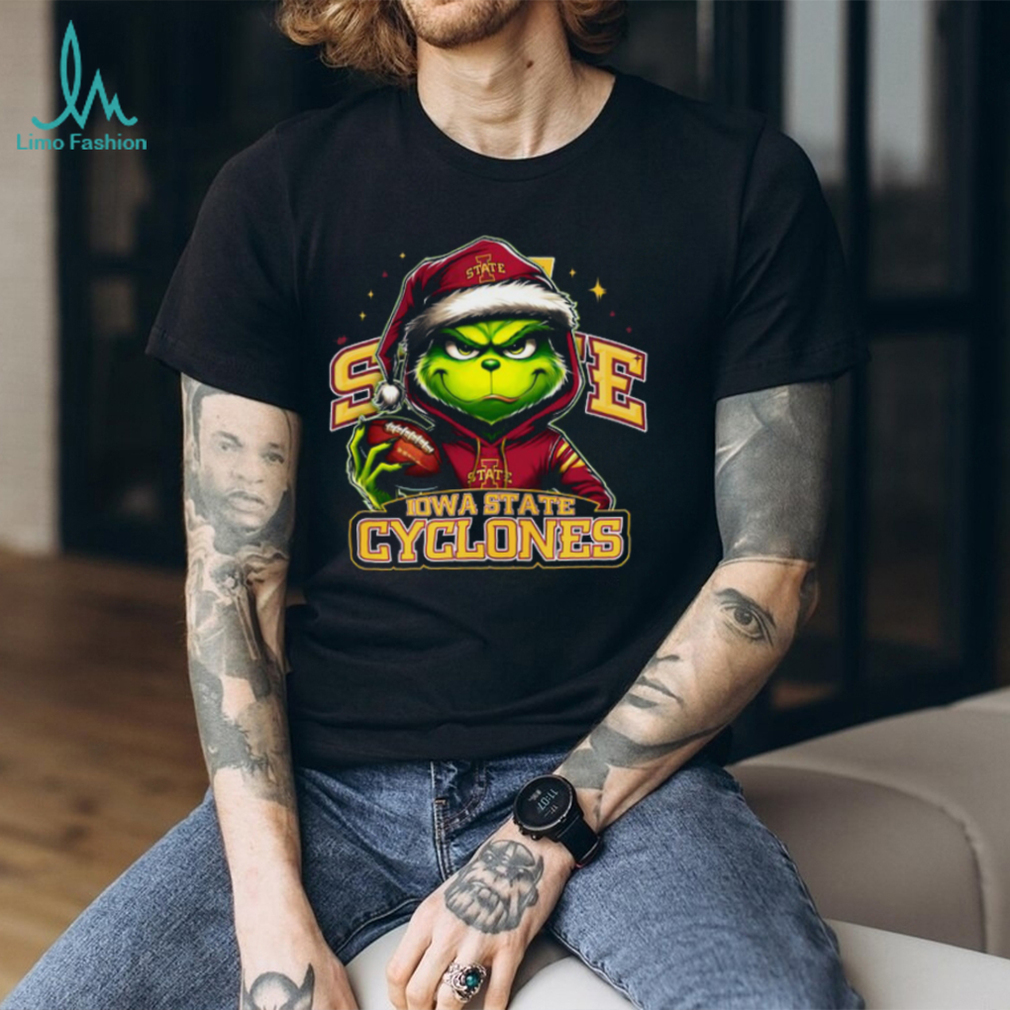 Grinch Iowa State Cyclones Football Christmas T Shirt Grinch Iowa State Cyclones Football Christmas T Shirt