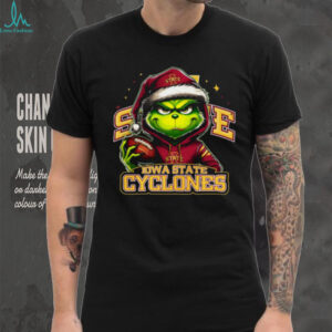 Grinch Iowa State Cyclones Football Christmas T Shirt