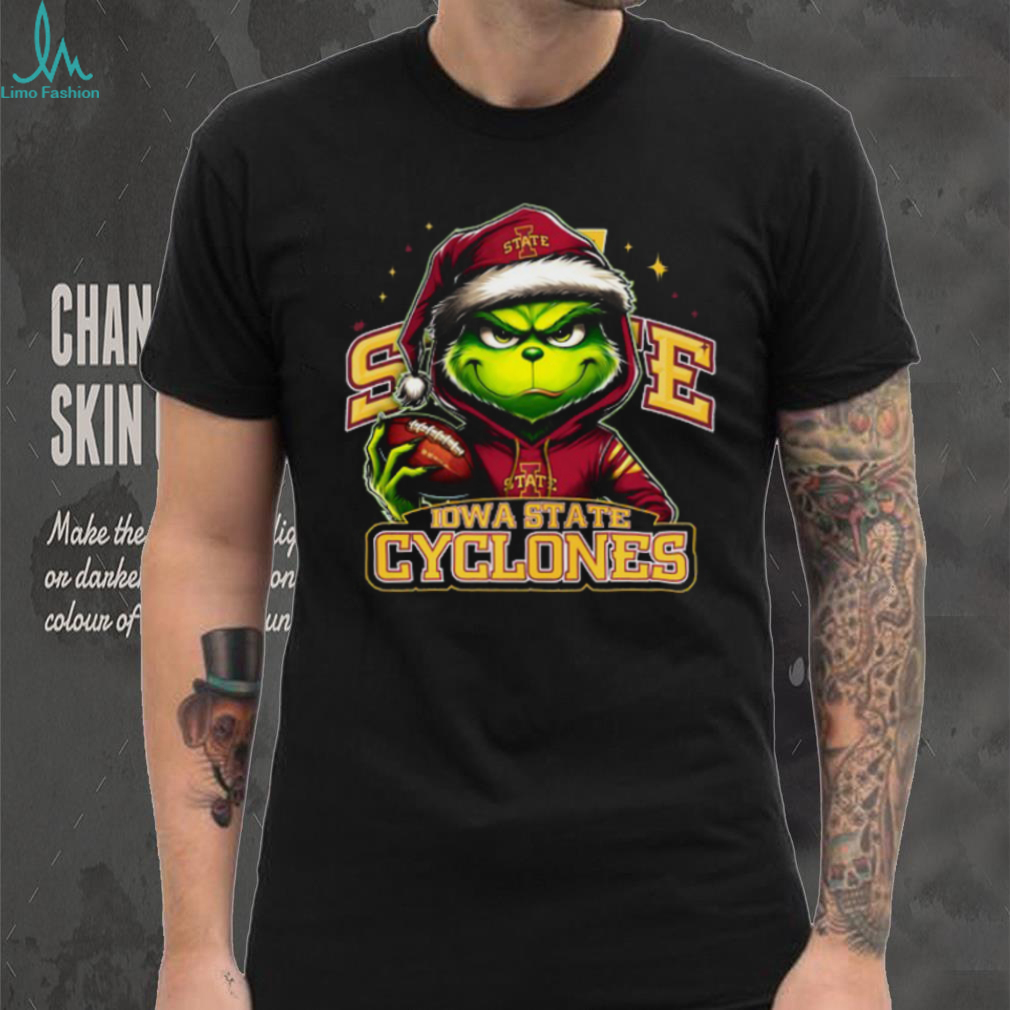 Grinch Iowa State Cyclones Football Christmas T Shirt Grinch Iowa State Cyclones Football Christmas T Shirt