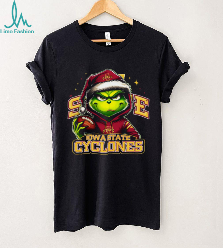 Grinch Iowa State Cyclones Football Christmas T Shirt Grinch Iowa State Cyclones Football Christmas T Shirt