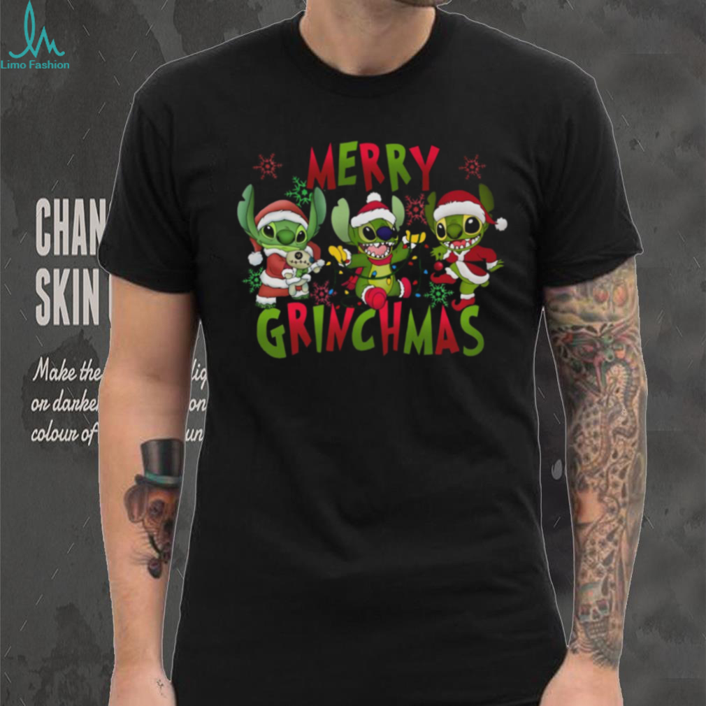 Grinch Lilo & Stitch Christmas Shirt Family Matching Xmas Tee Grinch Lilo & Stitch Christmas Shirt Family Matching Xmas Tee