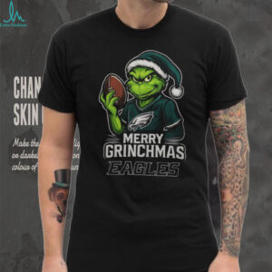 Grinch Merry Grinchmas Philadelphia Eagles Football T Shirt