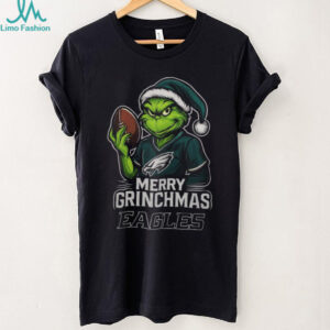 Grinch Merry Grinchmas Philadelphia Eagles Football T Shirt