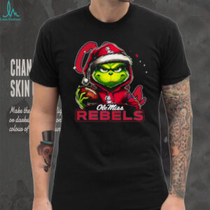 Grinch Ole Miss Rebels Football Christmas Shirts