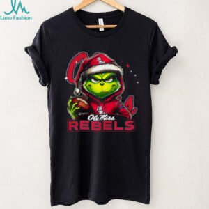 Grinch Ole Miss Rebels Football Christmas Shirts