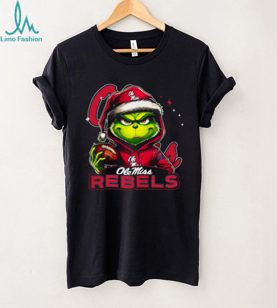Grinch Ole Miss Rebels Football Christmas Shirts Grinch Ole Miss Rebels Football Christmas Shirts
