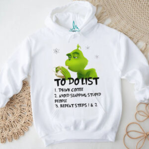 Grinch To Do List Tee, Funny Gift, Holiday Apparel, Christmas Shirt