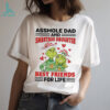 Grinch crowing old is hard work the mind says yes Christmas shirt