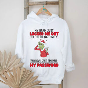 Grinch my brain just logged me out due to inactivity shirt