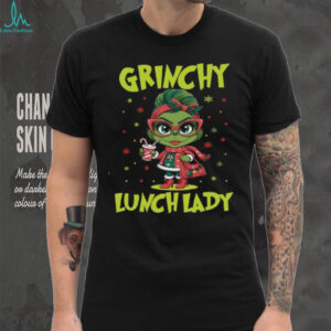 Grinchy Lunch Lady Christmas Shirt Funny Xmas Cafeteria Worker Tee School Staff Holiday Gift