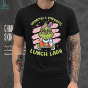 Grinchy's Favorite Lunch Lady Christmas T Shirt