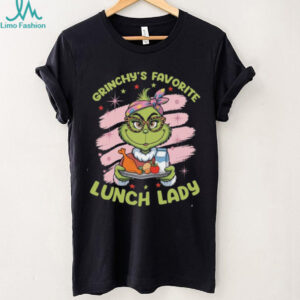 Grinchy's Favorite Lunch Lady Christmas T Shirt