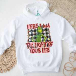 Here I Am the Light of Your Life Shirt Funny Grinch Couple Tee
