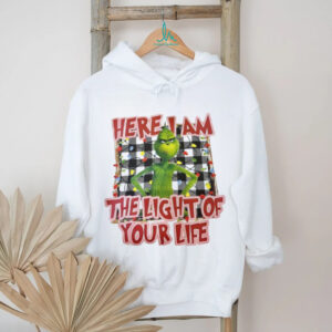 Here I Am the Light of Your Life Shirt Funny Grinch Couple Tee