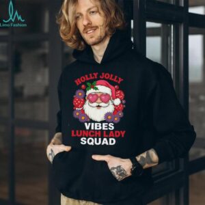 Holly Retro Jolly Lunch Squad Cafeteria Lunch Lady Christmas Men's T Shirt