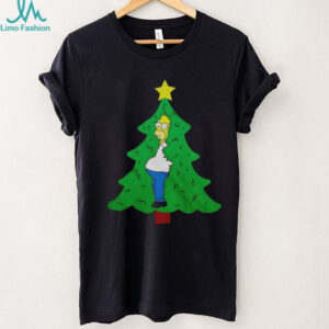 Homer Christmas tree meme Merry Xmas shirt
