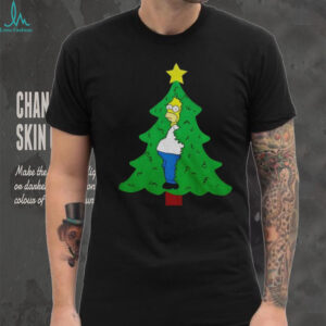 Homer Christmas tree meme Merry Xmas shirt