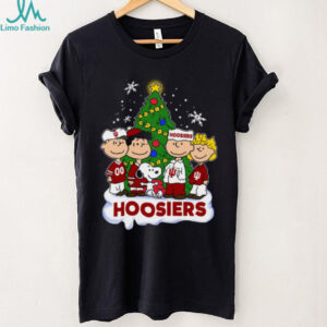 Hoosiers Peanuts Snoopy and Friends Christmas Shirt