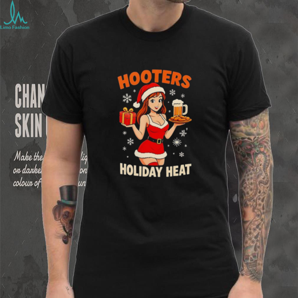 Hooters holiday heat Christmas shirt Hooters holiday heat Christmas shirt
