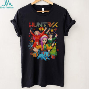 Huntrix K Pop Demon Hunters Christmas Cute Kawaii Holiday shirt