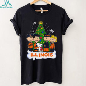 Illinois Peanuts Snoopy and Friends Holiday Shirts