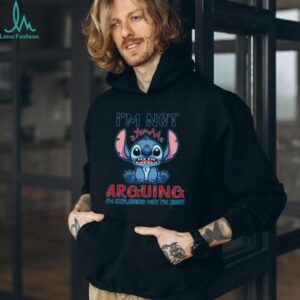 I'm Not Arguing I'm Explaining Why I'm Right Stitch T Shirt