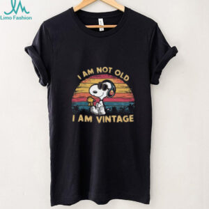 I'm Not Old, I'm Vintage Snoopy and Woodstock T Shirt