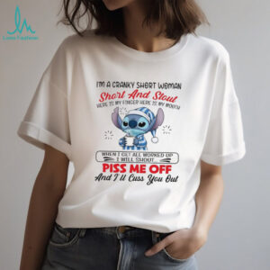 I'm a Cranky Short Woman Stitch T Shirt